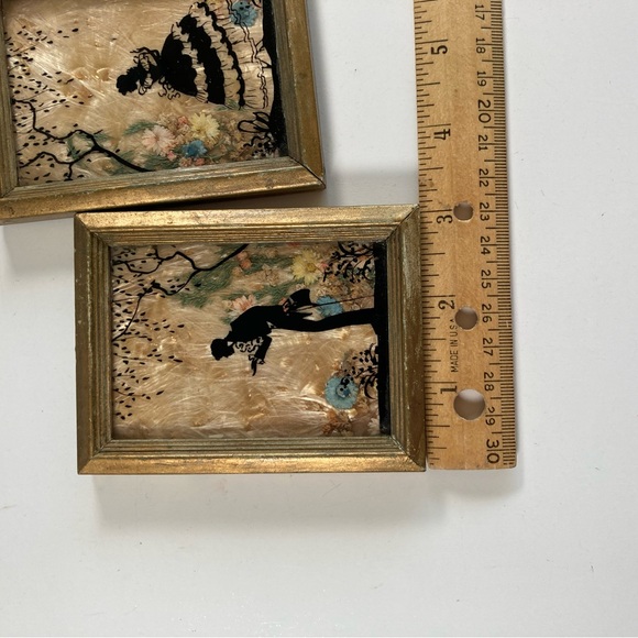 Vintage 1930s Flowercraft Milkweed Silhouette Mini Pictures - Picture 9 of 15